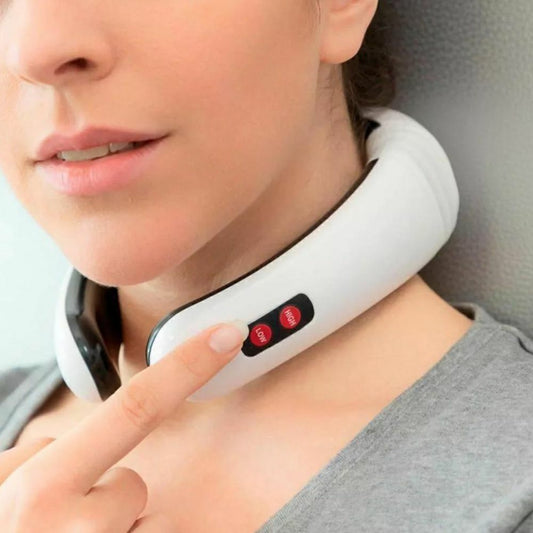 Masajeador electroestimulador de cuello