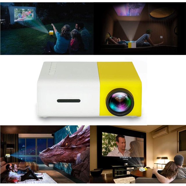 Convierte tu casa en un cine con Proyector Portatil HD LED